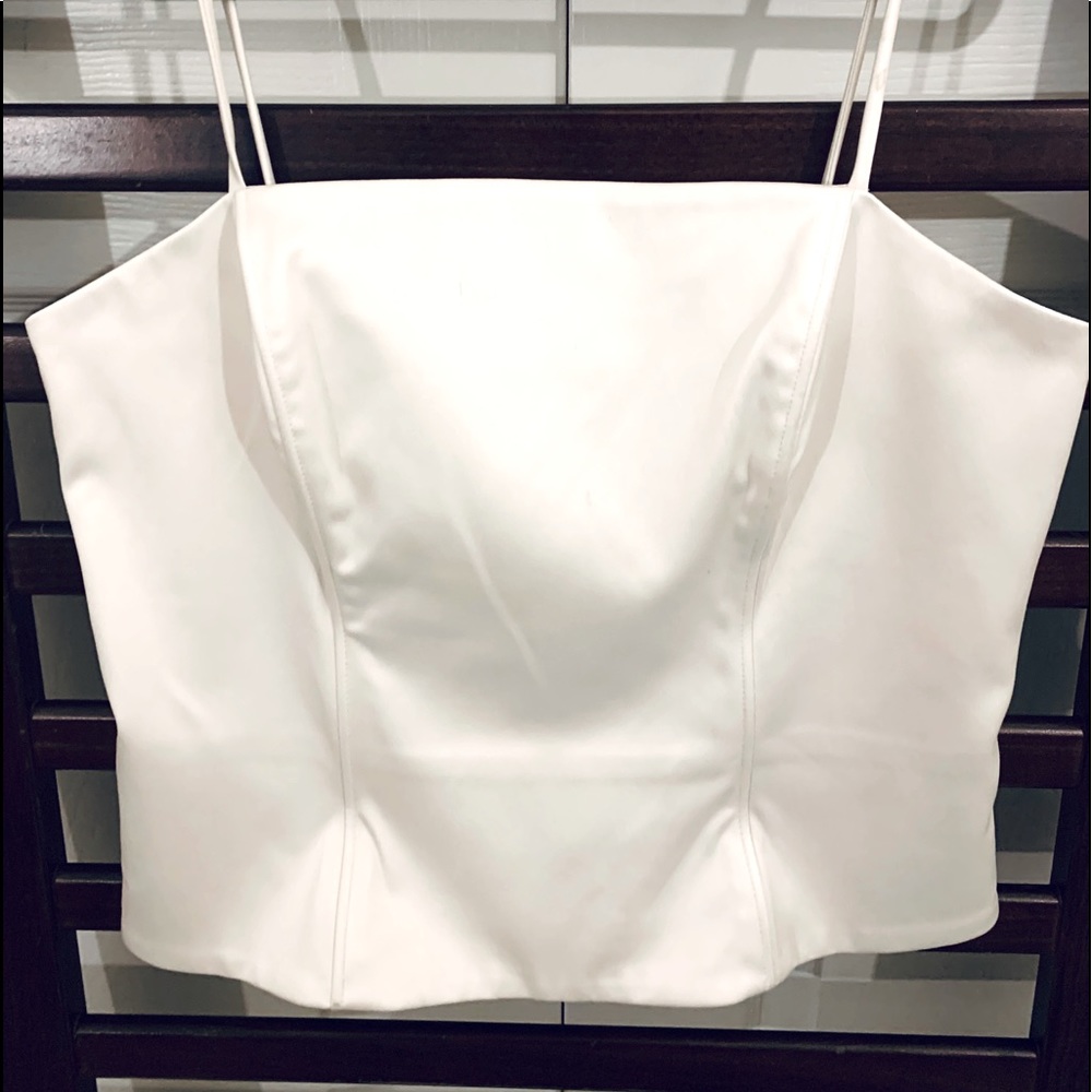 White Boned Cache Top